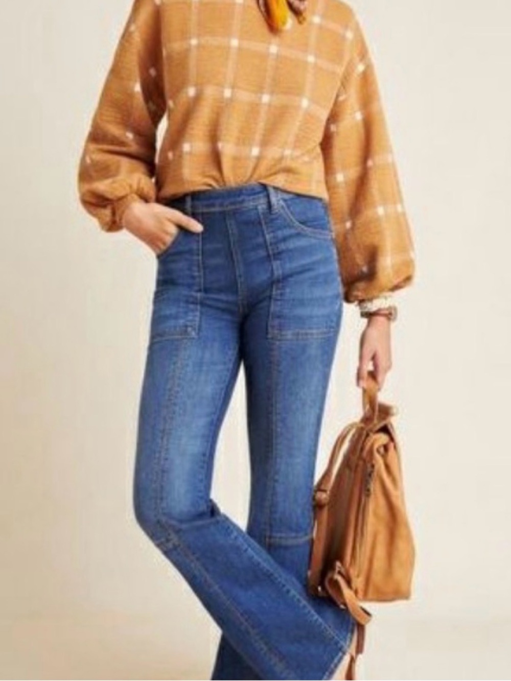 Anthropologie High-Rise Boot Cut Jeans 32